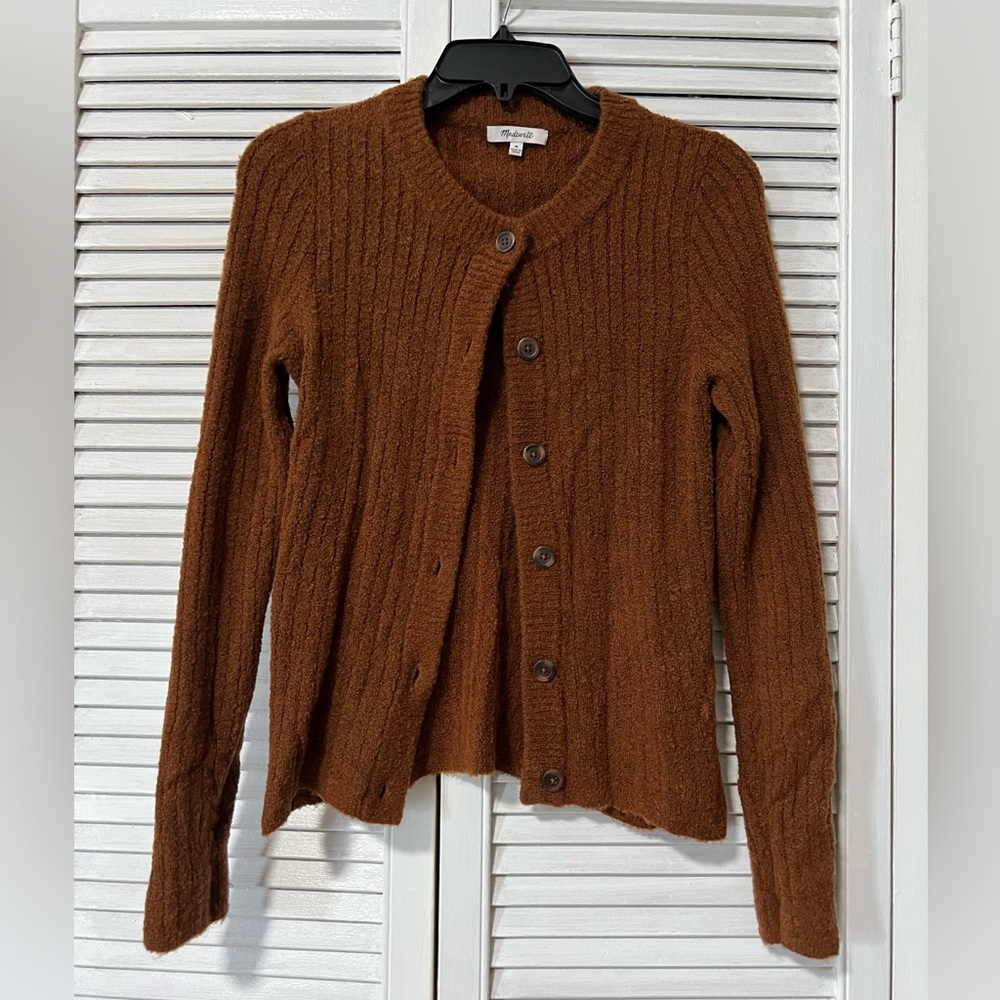 Madewell Merritt Shrunken Cardigan Sweater